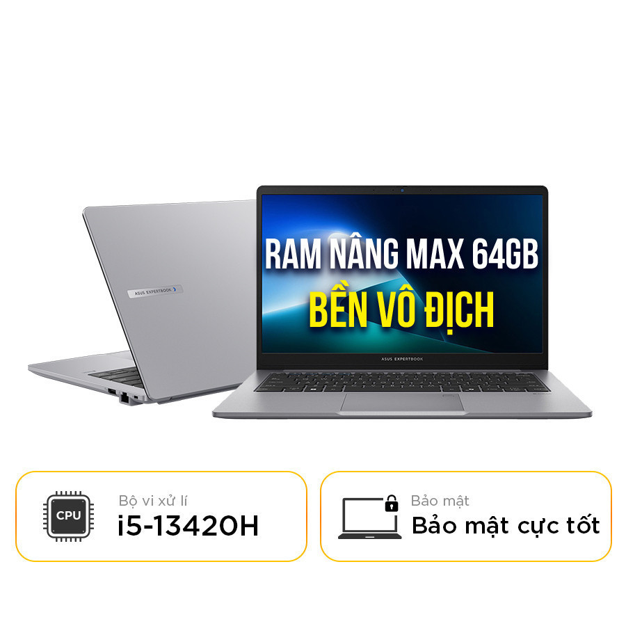 [New 100%] Laptop Asus ExpertBook P1 P1503CVA-i516-63WS - Intel Core i5-13420H | 15.6 inch Full HD