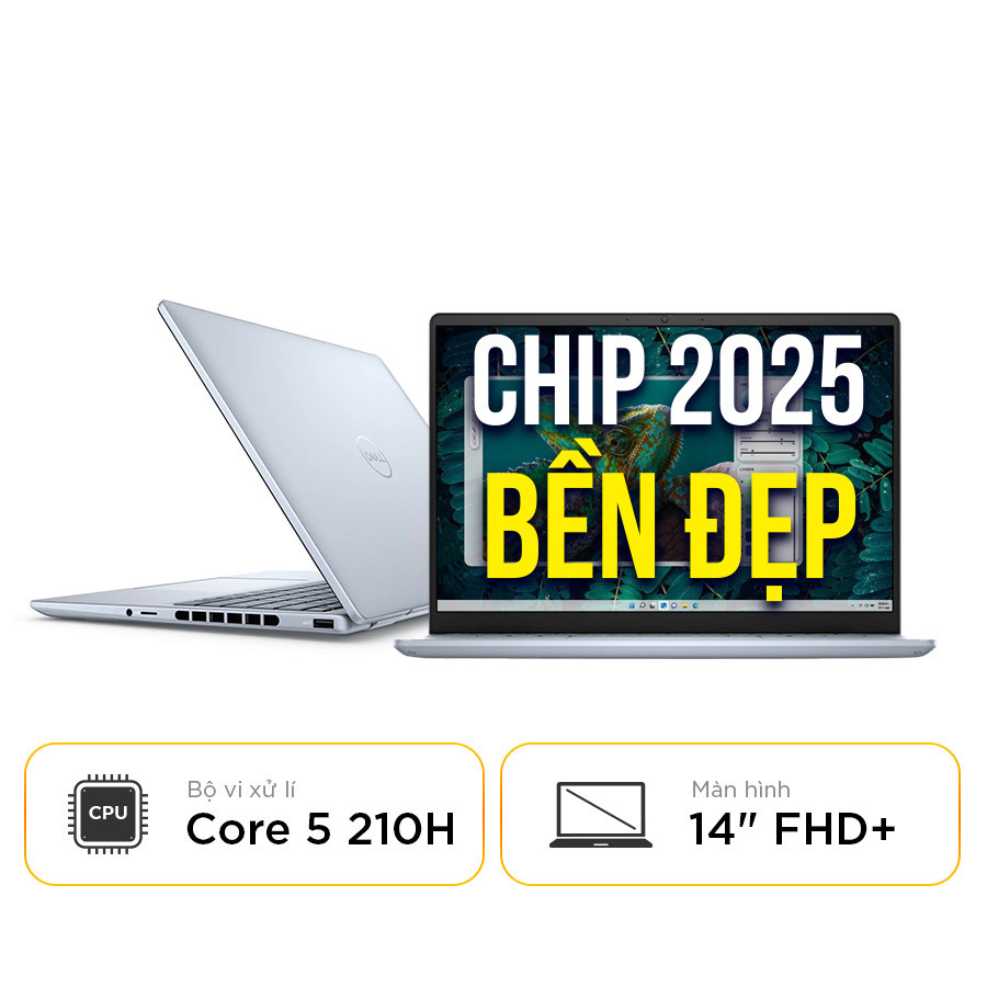 [New 100%] Laptop Dell Inspiron 14 Plus 7440 / 7440F 1605L - Intel Core 5 210H | 16GB | 512GB | 14 inch Full HD+
