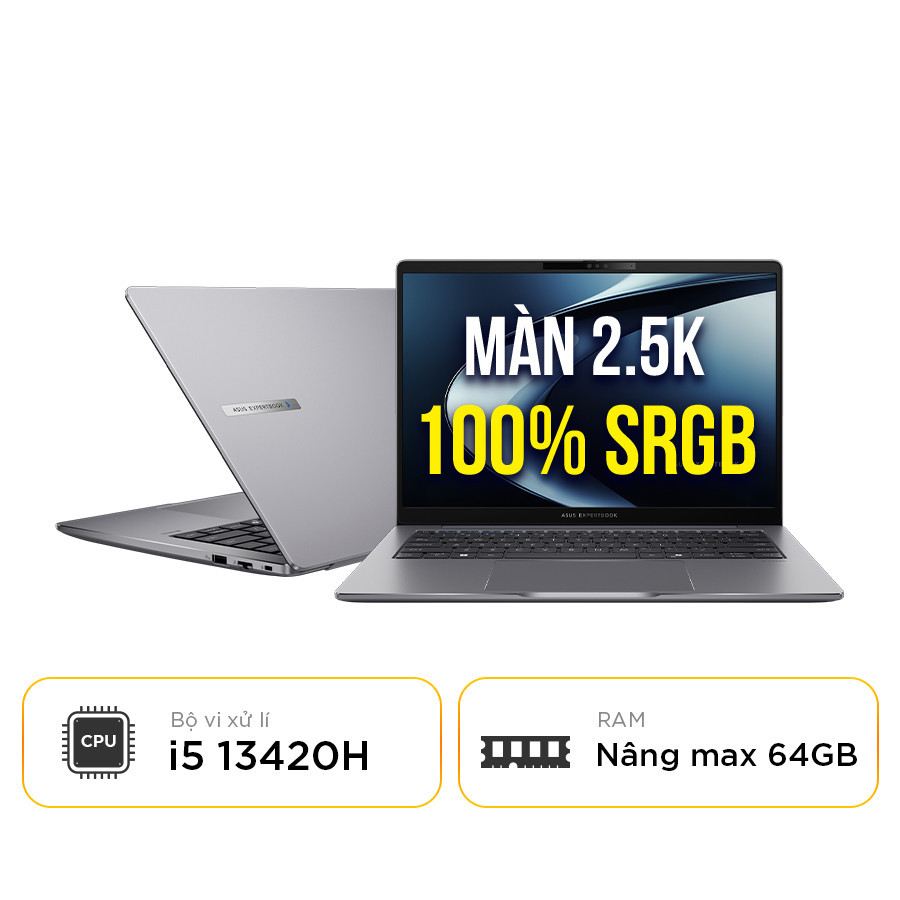 [New 100%] Laptop Asus ExpertBook P3 P3405CVA-NZ0027W - Intel i5 13420H | 14 inch WQXGA
