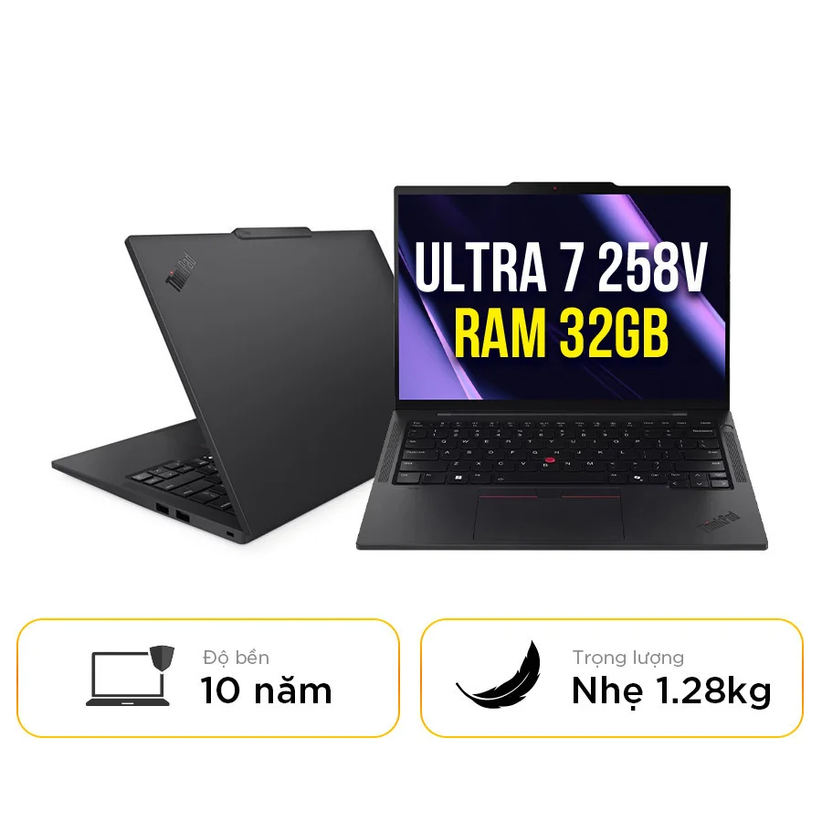 [New 100%] Laptop Lenovo ThinkPad T14s Gen 6 21QX00LDVA - Ultra 7 258V | 32GB | 512GB | 14.0inch WUXGA